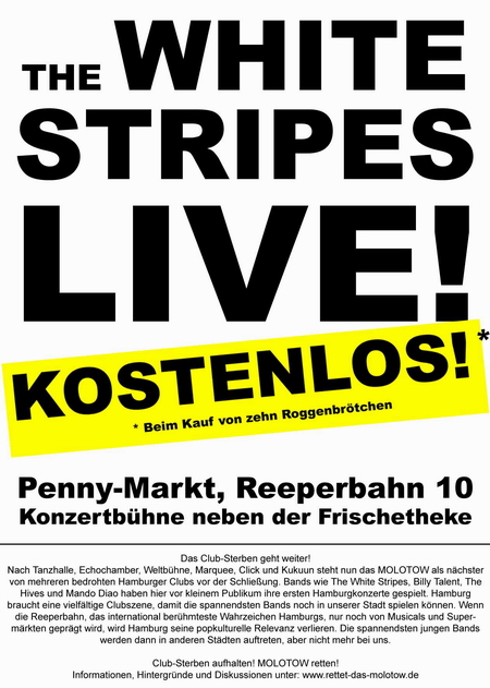 White Stripes bei Penny